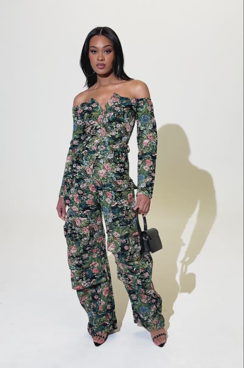 COOLEST IN THE ROOM TAPESTRY JUMPSUIT – AKIRA