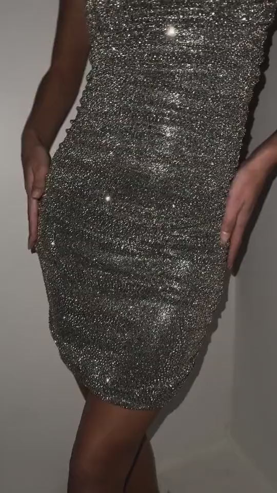 BETTER THAN EVER SLEEVELESS RHINESTONE DRESS.mp4
