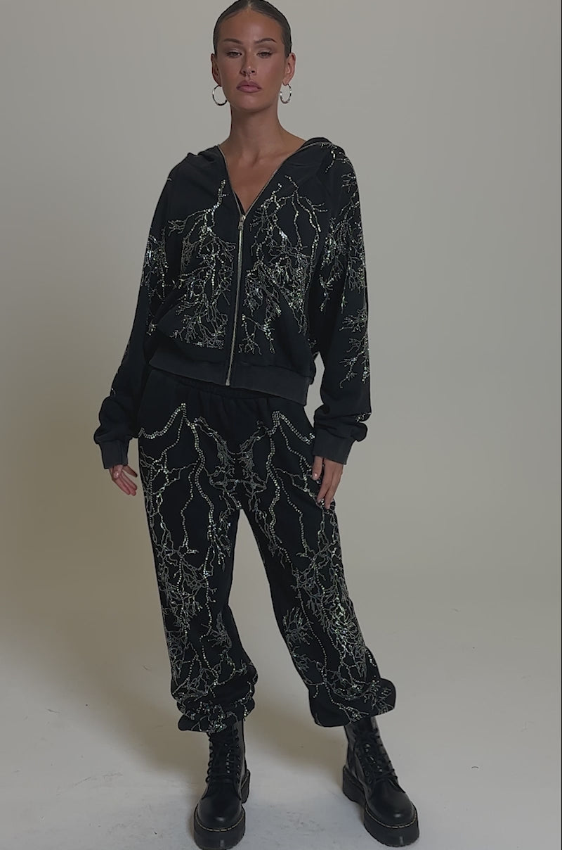 ELECTRIC LOVE RHINESTONE JOGGER – AKIRA