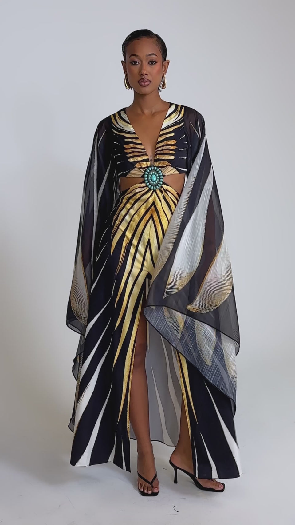 white christmas dresses SHEER OPULENCE CUTOUT MAXI DRESS – AKIRA