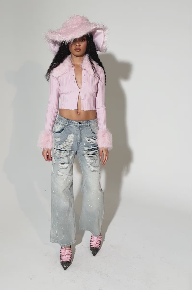 CALL ME BABY FAUX FUR HAT – AKIRA