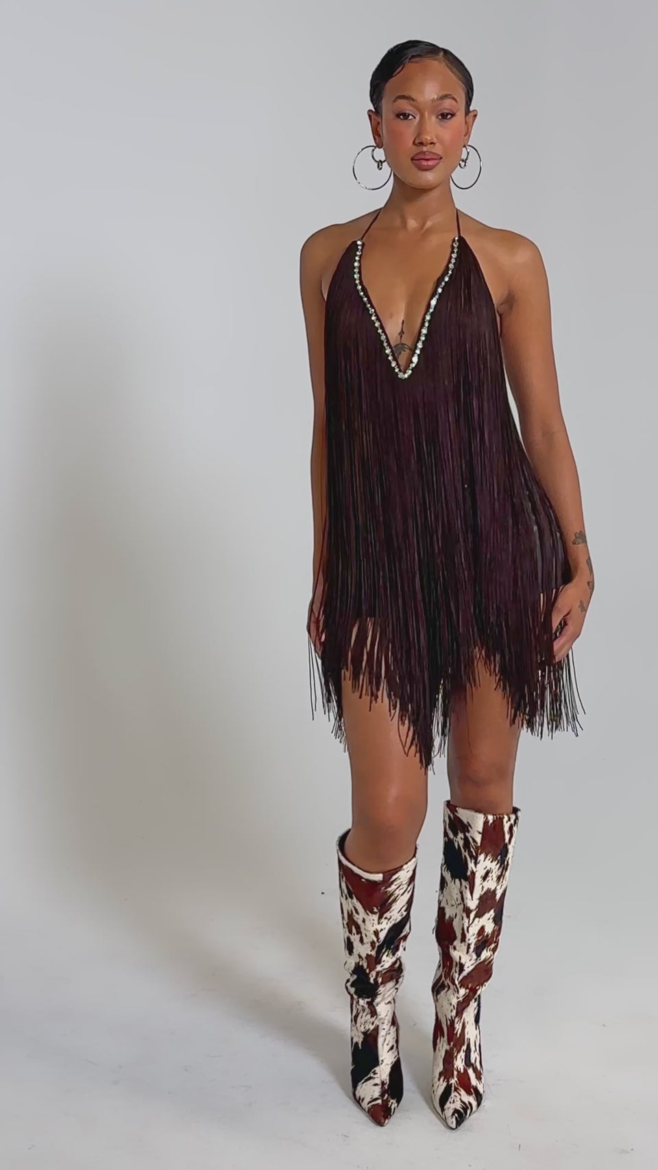 SWEPT AWAY FRINGE TOP – AKIRA