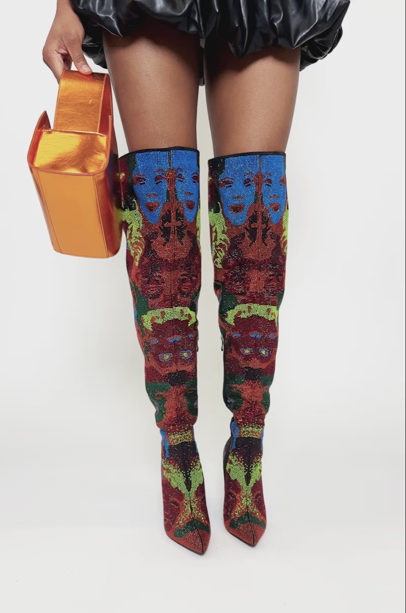 AZALEA WANG NERISSA MULTI STILETTO THIGH HIGH BOOTS – AKIRA