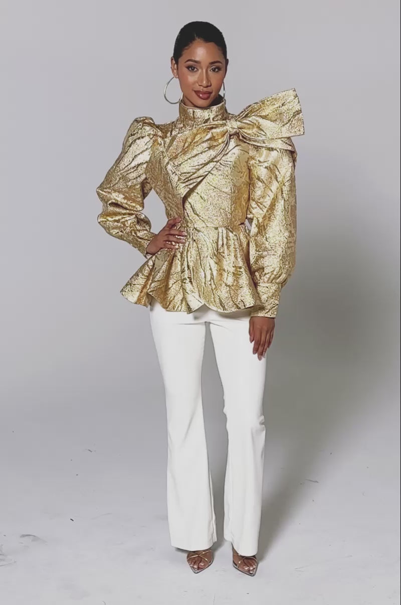 LANA GOLDEN BLOUSE – AKIRA