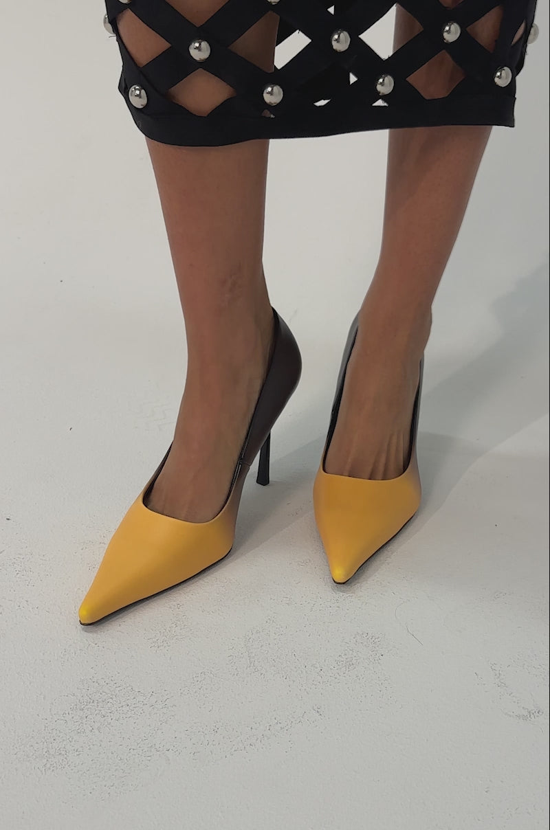 AZALEA WANG YELLOW OMBRE EFFECT STILETTO PUMP – AKIRA
