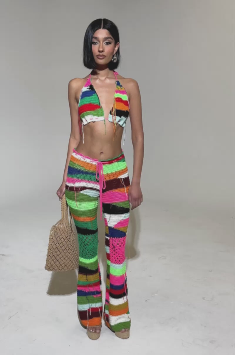 パンツ De tout coeur COLORED HEART CROCHET PANT – AKIRA