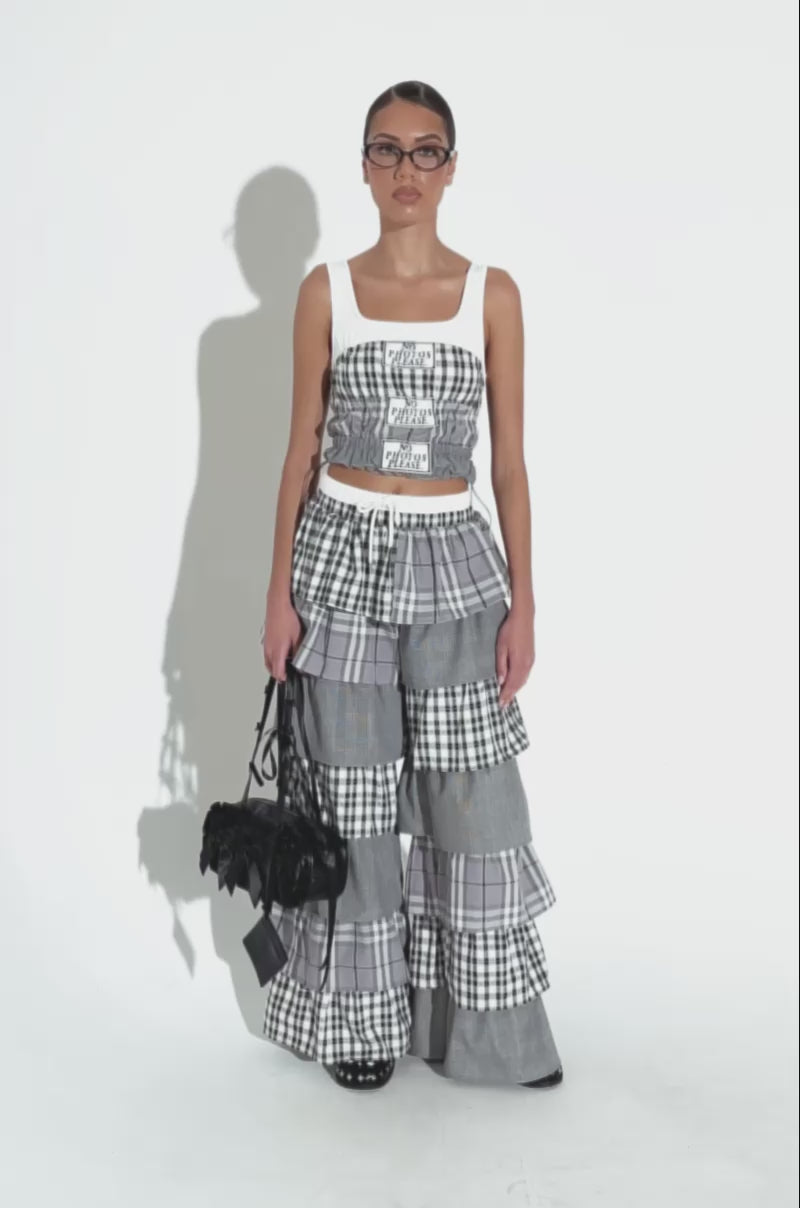 パンツ MASU BLEACHED PLAID PAINTER PANTS MASU BLEACHED PLAID PAINTER PANTS