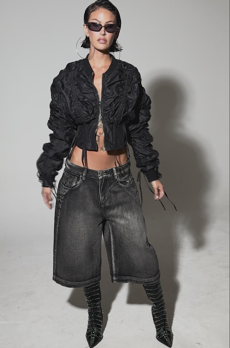 ジャケット・アウター rikotokyo Shirring sleeve blouson ARIANA SCRUNCH BOMBER – AKIRA