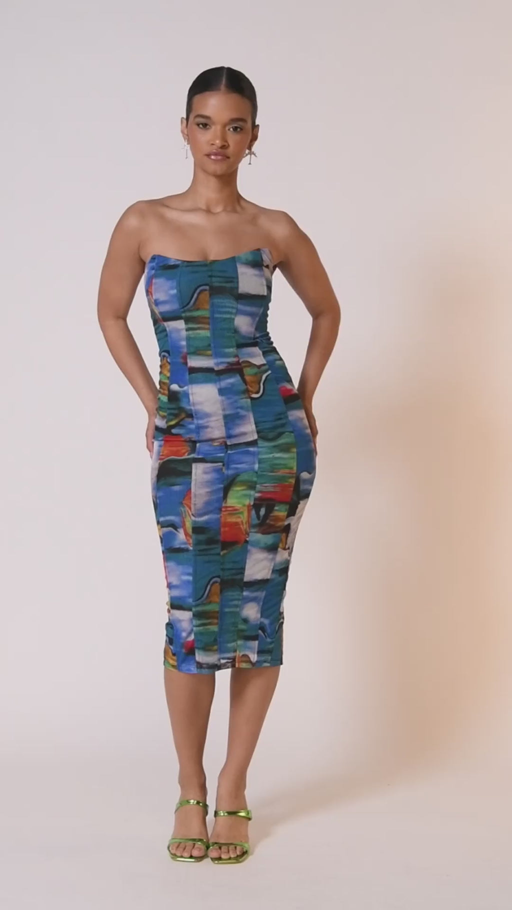 Tatiana Dreamland Corset Midi Dress