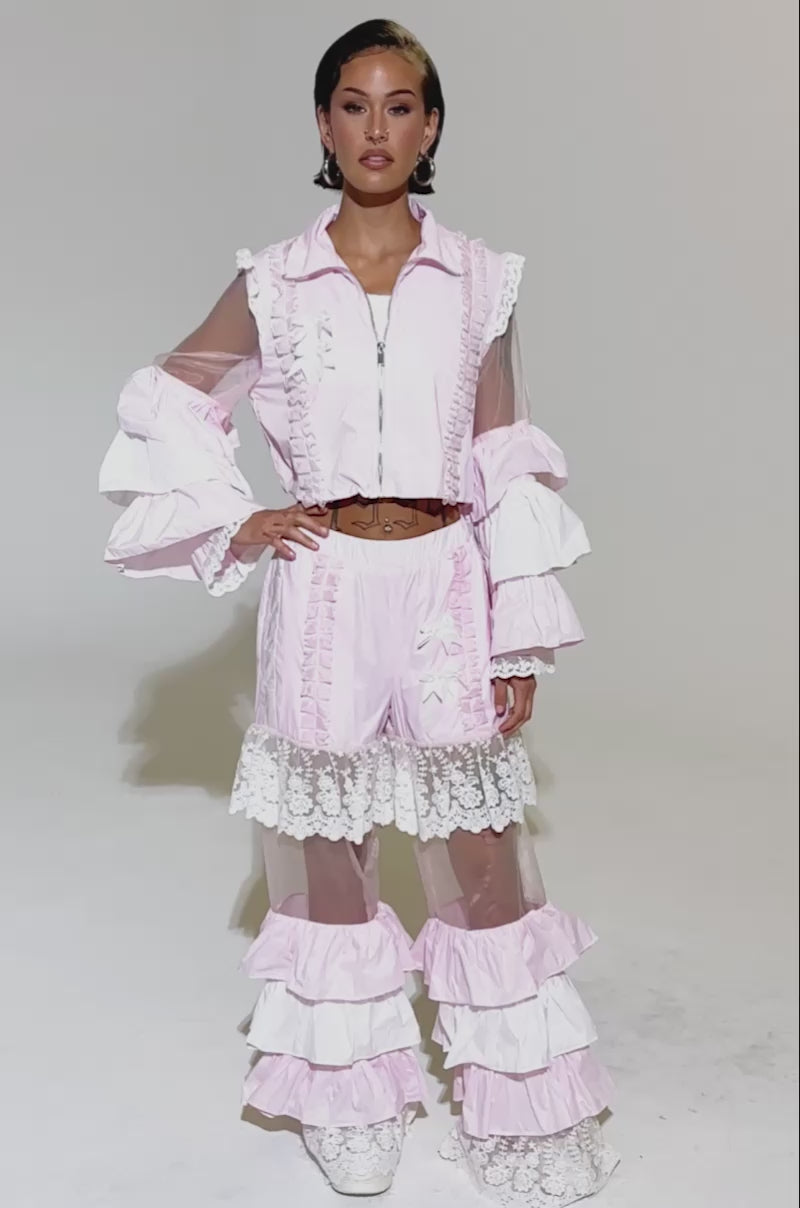 CANDY LACE TRIM WINDBREAKER – AKIRA