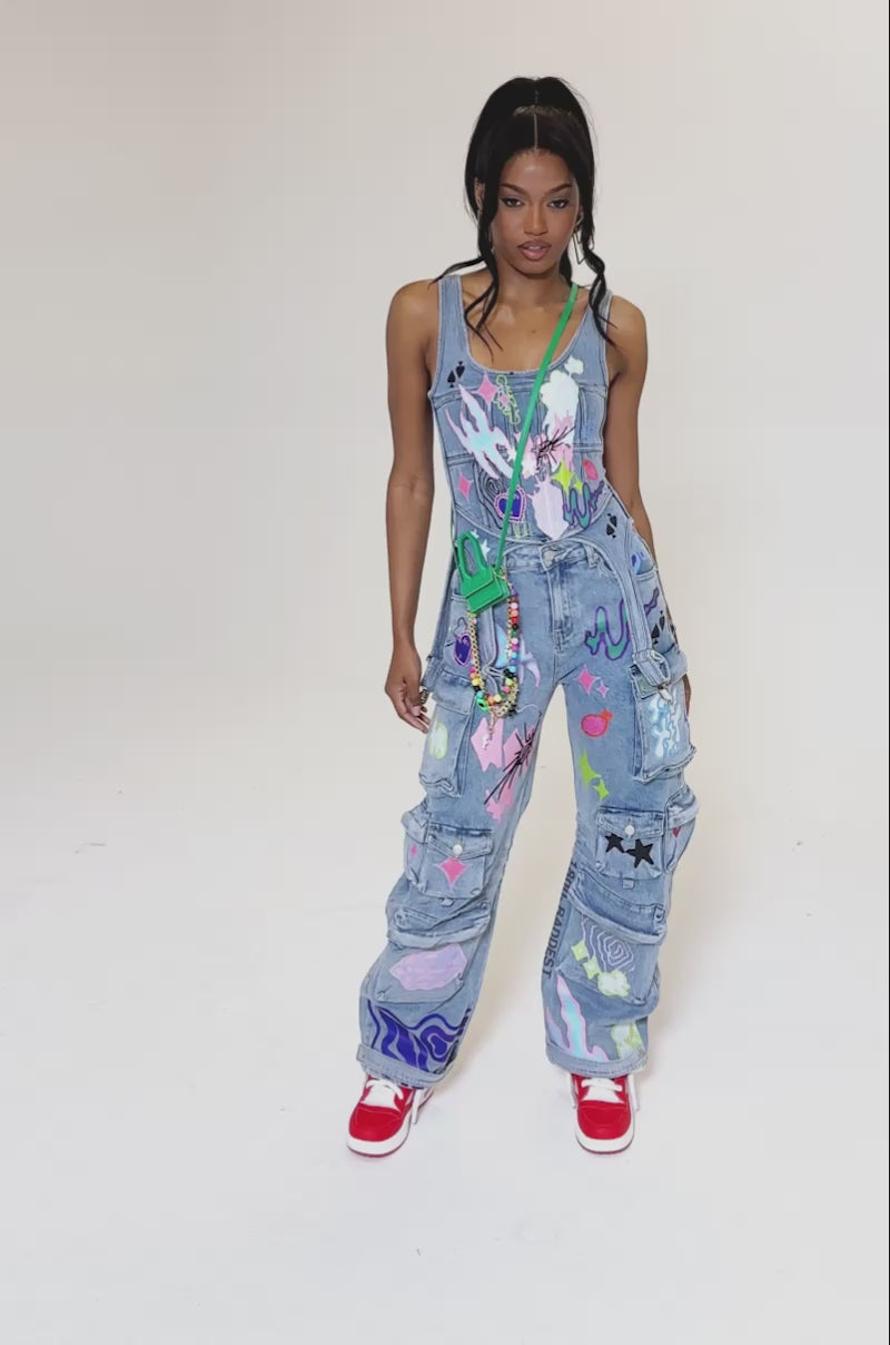 WILD SOUL GRAFFITI CARGO PANT – AKIRA