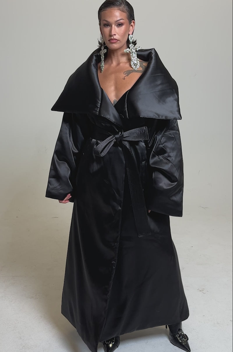ジャケット・アウター aere vintage satin coat aere vintage satin coat 38 - メルカリ