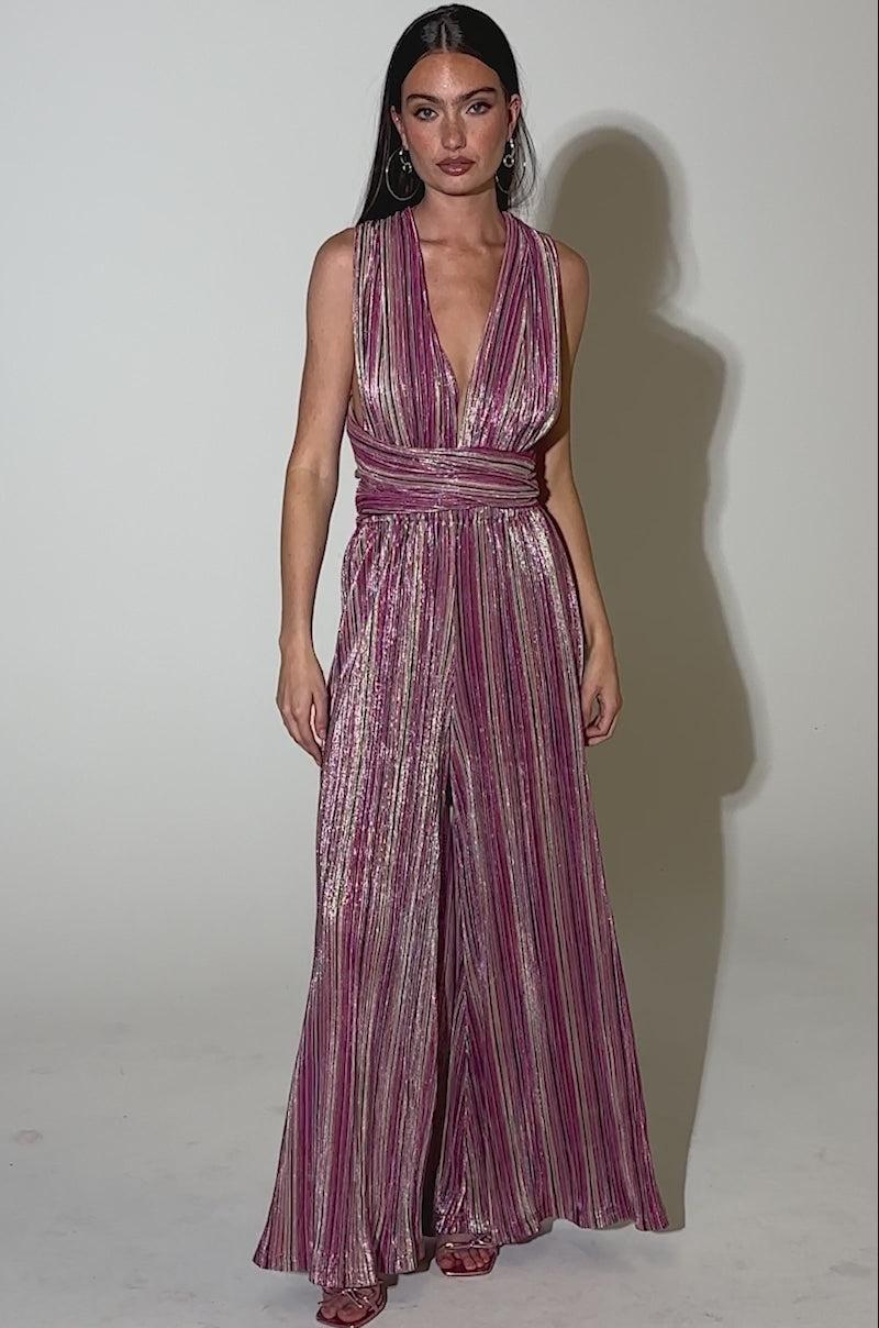 JUMPIN AROUND SLINKY JUMPSUIT – AKIRA