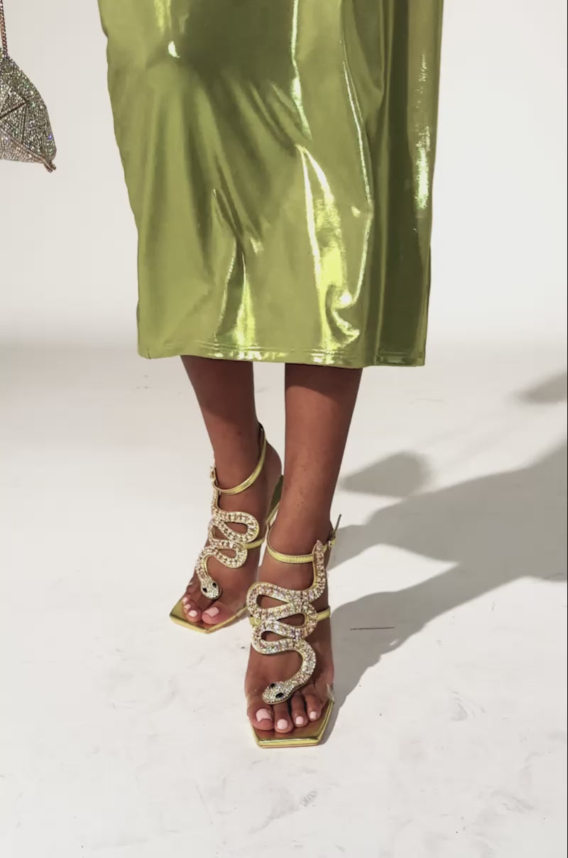 AZALEA WANG COBRA CITRINE STILETTO SANDAL – AKIRA