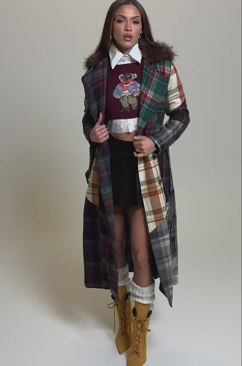 RILEY PATCHWORK TRENCH – AKIRA