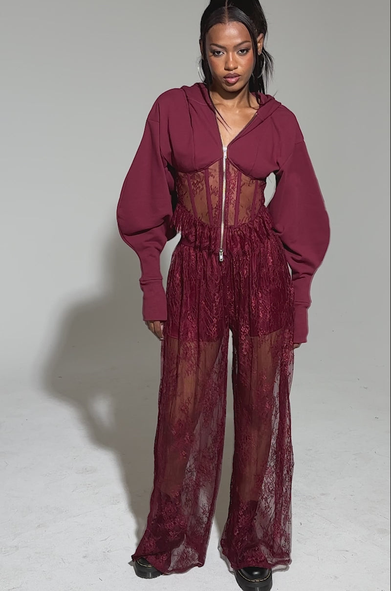 TOO TRENDY LACE PANTS – AKIRA