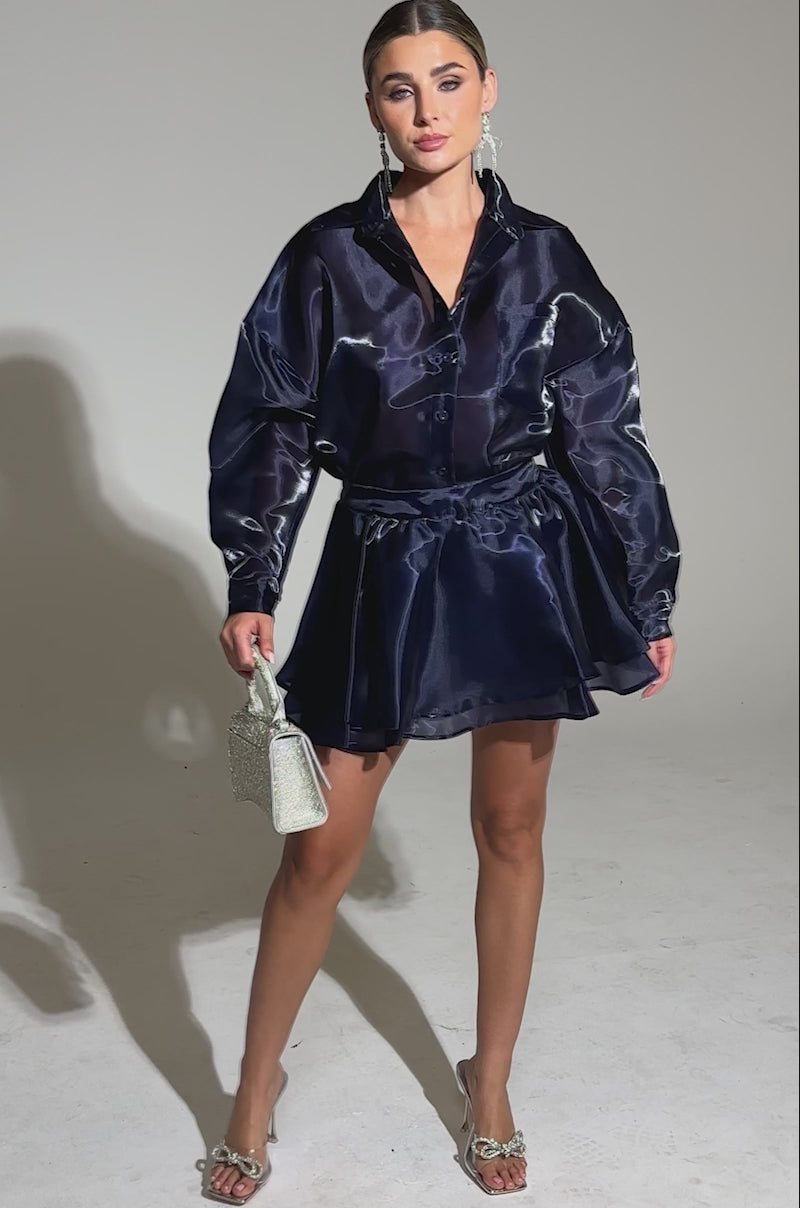 andwang Kirakira mini skirt 001 ブラック 2/28 PM7 Kirakira collection