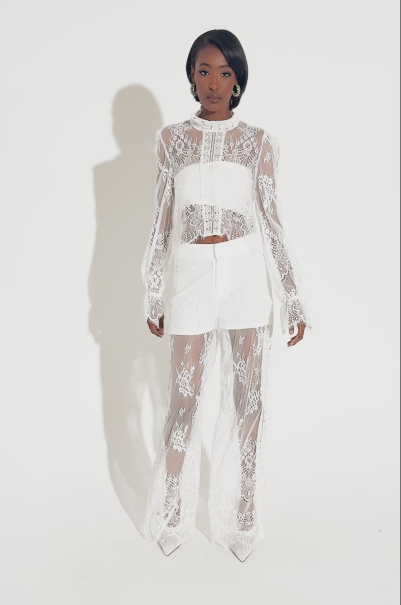 MISS ME YET LACE BLOUSE – AKIRA