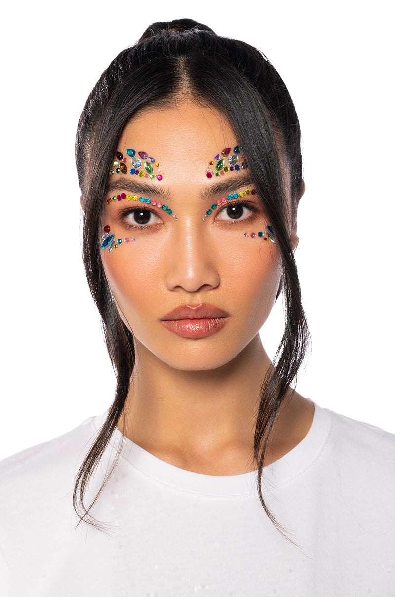 Front View Pride Face Gem 0