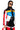 Side View Prim Faux Leather Racing Puffer