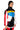 Back View Prim Faux Leather Racing Puffer