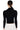 Detail View Prime Time Long Sleeve Mock Neck Sweater In Black