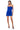 Side View Primrose Strapless Embellished Feather Mini Dress In Blue