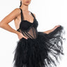 Front View Princess Ish Tulle Mini Dress