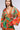 Extra View Princess Orange Printed Wide Leg Jumpsuit