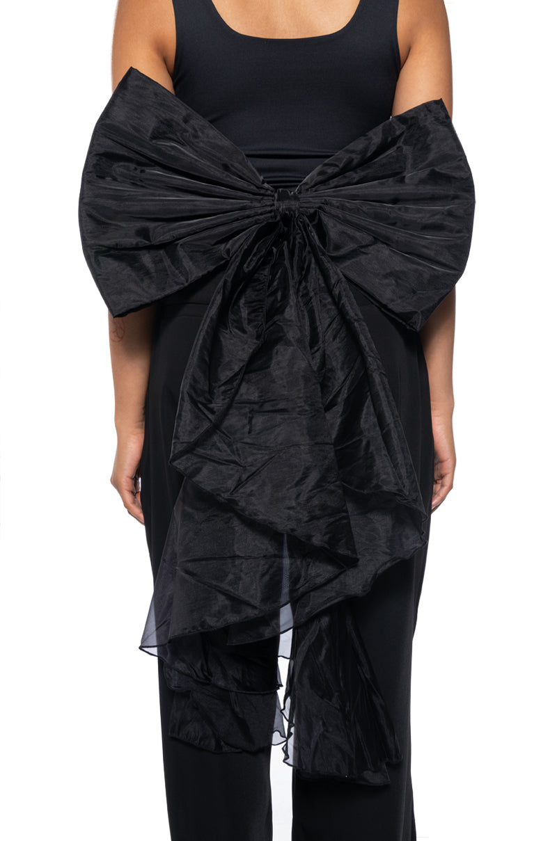 Back View Princess Treatment Bow Belt