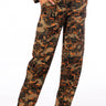 Front View Printed Camo Cargo Pant