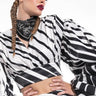 Front View Pro-vogue Active Striped Blouse 