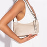 Front View Profanity Beige Bag