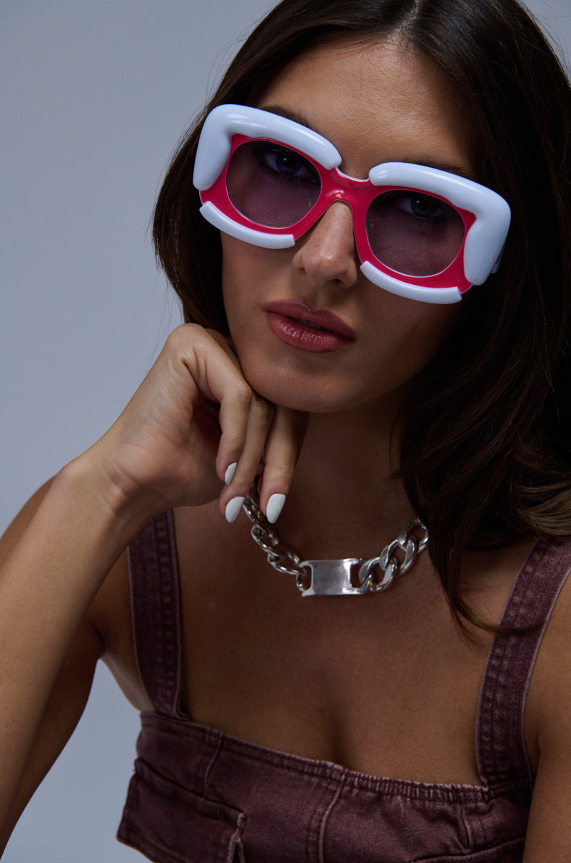 PROTECT YA ENERGY GLASSES IN RED view 0