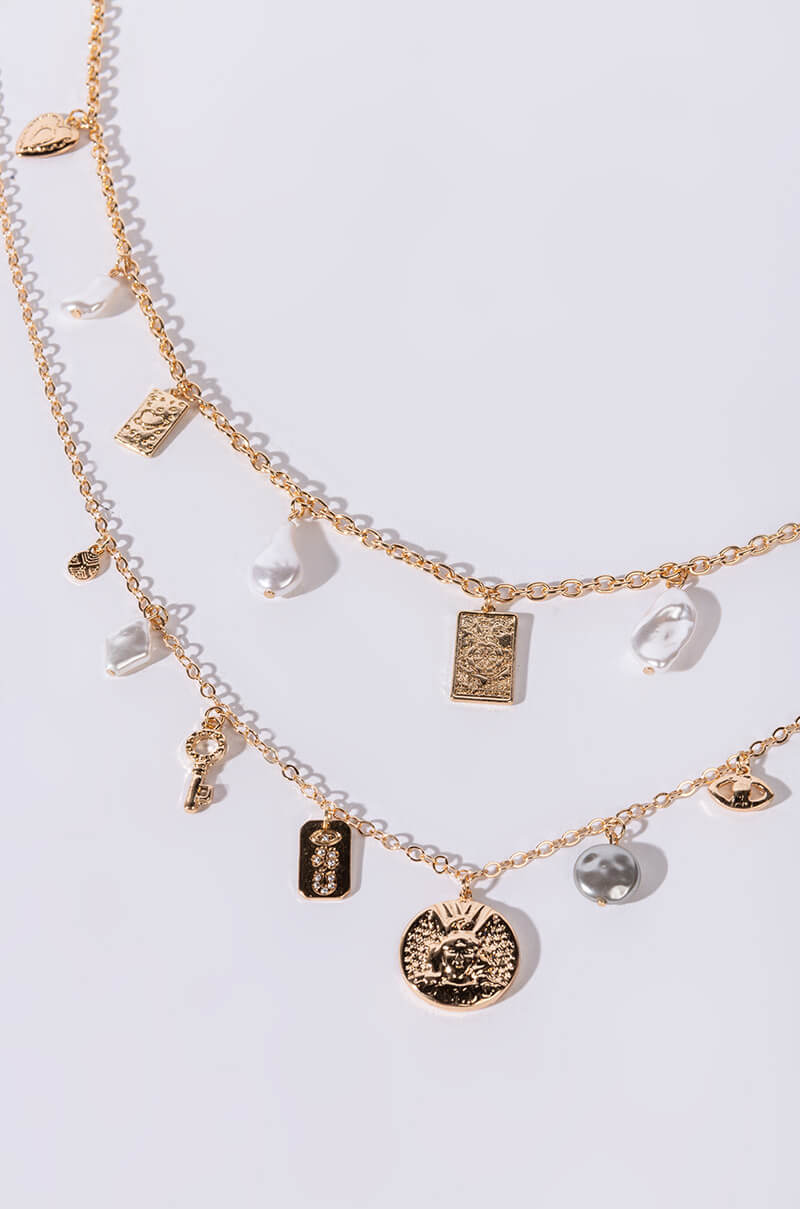 Back View Protection Spell Necklace Set