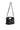 Back View Puff Puff Pass Quilted Faux Leather Purse In Black