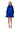 Extra View Puff Sleeve Drop Waist Mini Dress Royal Blue