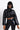 Front View Puffin Around Puffer Coat in Black