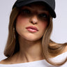 Front View Puma Ferrari Hat In Black