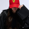 Front View Puma Ferrari Hat In Red