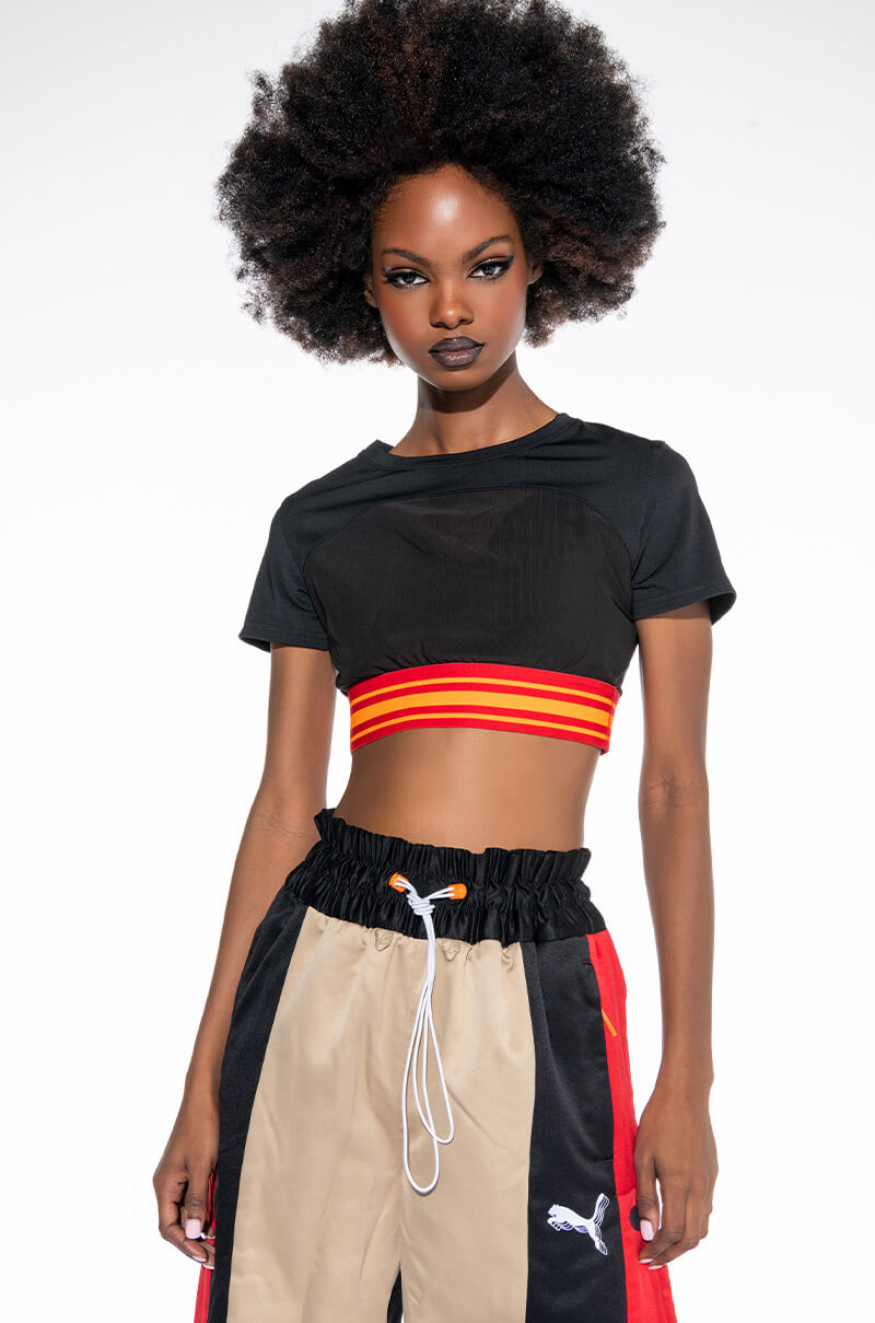 Front View Puma Multi Color Ora Mesh Top