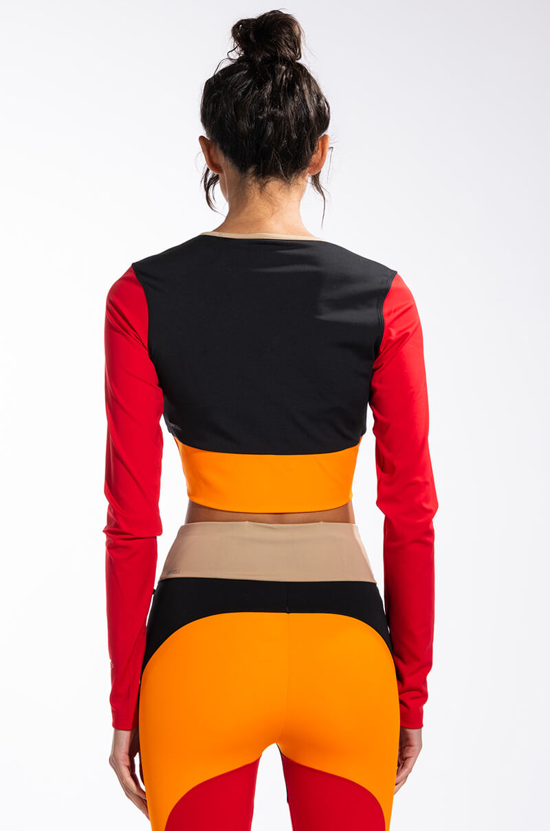 Full View Puma Multi Color Unity Crop Top