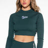 Front View Puma Team Ribbed Ls Top