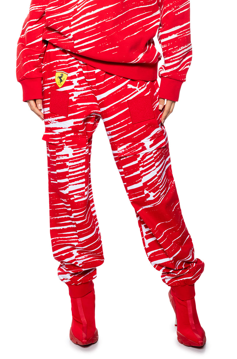 Front View Puma X Joshua Vides Ferrari Race Pants