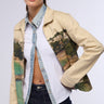 Front View Puro Beach Canvas Bomber