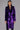 Full View Purple Majesty Large Sequin Trench Jacket