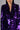 Extra View Purple Majesty Large Sequin Trench Jacket