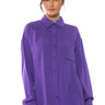 Front View Purple Rain Button Down