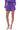 Front View Purple Rain Drawstring Short