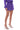 Side View Purple Rain Drawstring Short